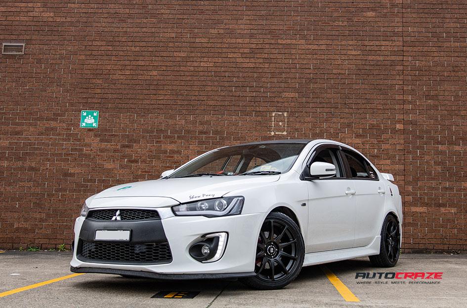 MITSUBISHI LANCER MR127 SATIN BLACK